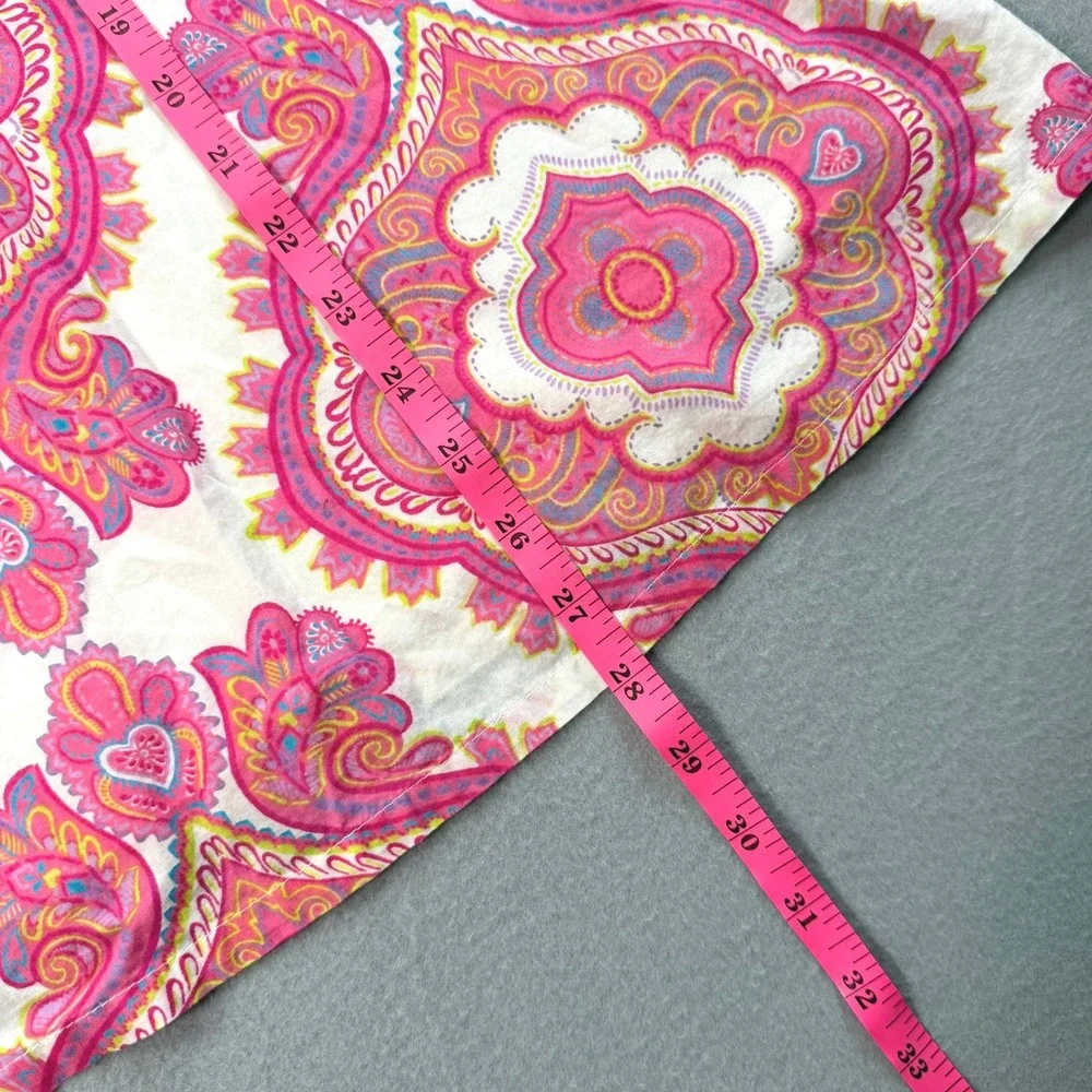 GapKids Pink Paisley Dress Girls S 6-7 Medallion Sleeveless Cotton Boho Summer